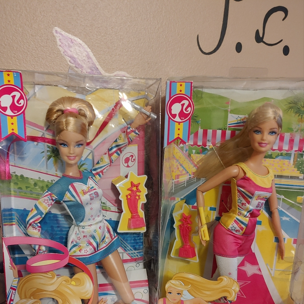 Barbie I can be ** Track Champion And Gymnastic Champion.